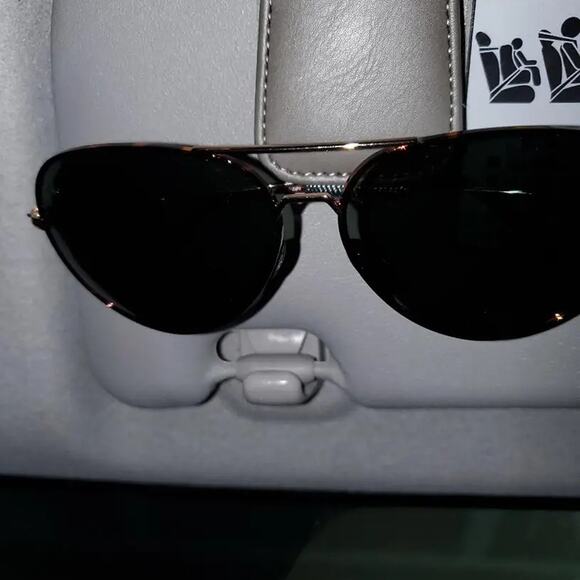 2Pcs Sunglass Holder for Car, Suede Cloth Magnetic Sung - Picture 2 of 6